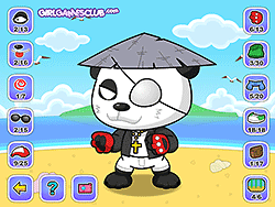 Kämpfer-Panda-Verkleidung