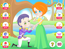 Prinz und Prinzessin verkleiden