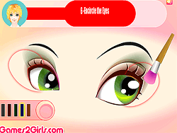Paleta facial: olhos esfumados