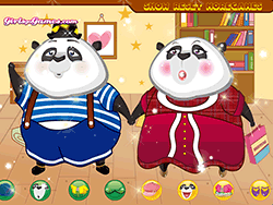 Schattige Panda aankleden
