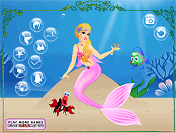 Princesa sereia do oceano