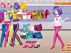 Supermarkt-Mädchen-Dressing