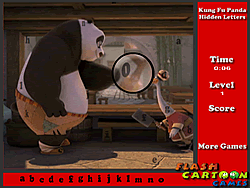 Letras escondidas do Kung Fu Panda