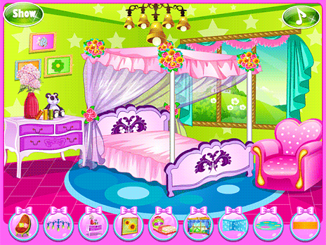 Реалистичная комната принцессы