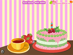 かわいいケーキのデザイン