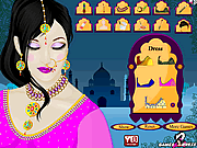 印度新娘妆容