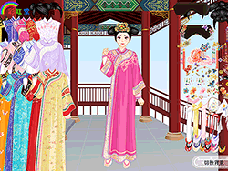 Chica del palacio de la dinastía Qing