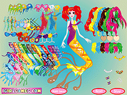 Mermaid Princess Style Selector