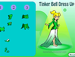 Tinkerbell aankleden