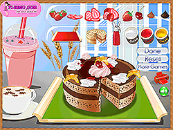草莓芝士蛋糕装饰