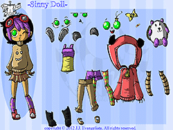 Vestire la bambola Sinny