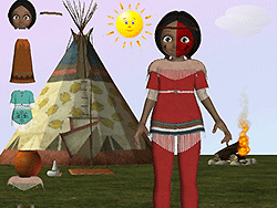 美国原住民女孩