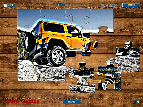 Jeep Wrangler gialla fuori strada